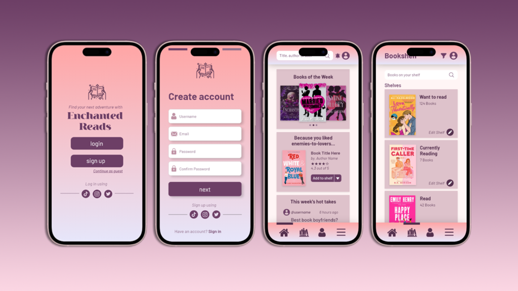 Enchanted Reads App Design